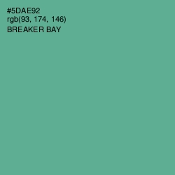#5DAE92 - Breaker Bay Color Image